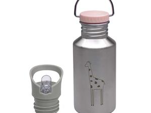 Lassig Drinking bottle stainles steel giraffe